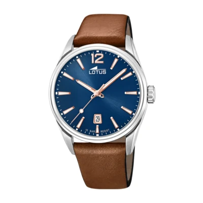 Afbeelding van Lotus Chrono Horloge, Heren, Maat: One Size, Blue