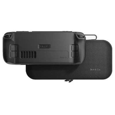 Afbeelding van Skull &amp; Co. GripCase SD Bundel voor Steam Deck/OLED: een zachte beschermhoes met gestructureerde handgrepen, volledige bescherming en standaard, schokabsorberend, antislip krasbestendig ontwerp