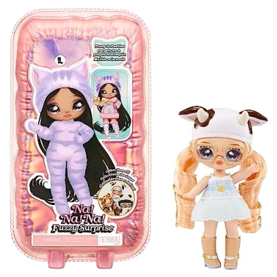 Afbeelding van Na! Fuzzy Surprise Cow Girl Minipop