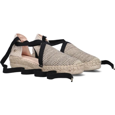 Afbeelding van Fred de la Bretoniere 152010259 MAAT Espadrilles, Dames, Maat: 37, Zwart Veloursleer
