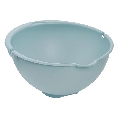 Afbeelding van keeeper 2in1 Kom zeef &quot;stella&quot;, groot, nordic Blauw met zeef, kan samen of apart worden gebruikt, Keukenzeef,