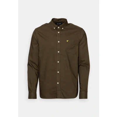 Afbeelding van Lyle &amp; Scott Regular FIT Light Weight Oxford Overhemd, Heren, Maat: XS, Olive