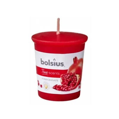 Afbeelding van Votive 53/45 rond True Scents Pomegranate Bolsius