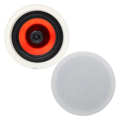 Afbeelding van Herdio 6,5 inch, 300 W, 2 weg in het plafond van de wandluidsprekers, perfect voor keuken, woonkamer, overdekte veranda