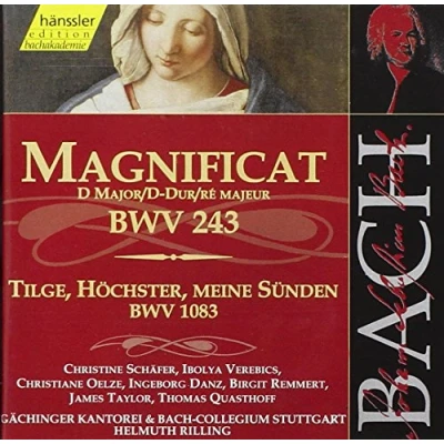 Afbeelding van Gächinger Kantorei, Bach Collegium Stuttgart, Helmuth Rilling J.S. Bach: Magnificat D Major Bwv 243 (CD)