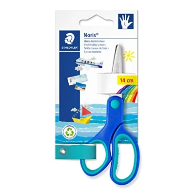 Afbeelding van Staedtler Noris Club schaar voor linkshandigen 14 cm 965 14LNBK
