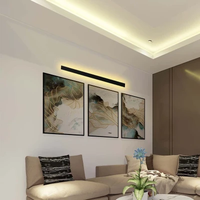 Afbeelding van V TAC VT 1176 LED wandlamp Modern IP65 Zwarte behuizing 16 watt 2250 lumen 4000K