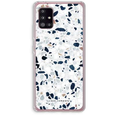 Afbeelding van Case Company® hoesje geschikt voor Samsung Galaxy A51 5G Terrazzo N1 Soft Cover Telefoonhoesje Bescherming aan alle Kanten en Schermrand