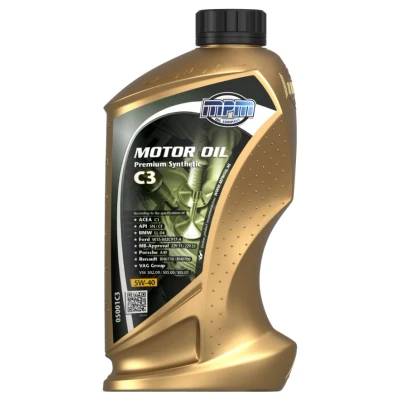 Afbeelding van Mpm Premium Synthetic C3 5W 40 1L Motorolie 05001C3 VOLKSWAGEN: Golf 7, 5, Polo IV Hatchback, BMW: 3 Saloon, Touring, 1 Hatchback