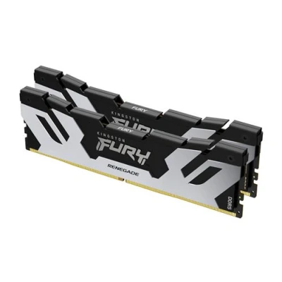Image de Kingston FURY Renegade DDR5 kit 96 Go: 2 x 48 Go DIMM 288 broches 3000 MHz / PC5 48000 CL32 1.35 V mémoire sans tampon on die ECC noir argent
