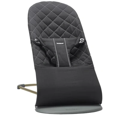 Afbeelding van BabyBjörn Wipstoel Bliss Geweven klassiek quilt Zwart Ergonomisch Verstelbaar Inklapbaar