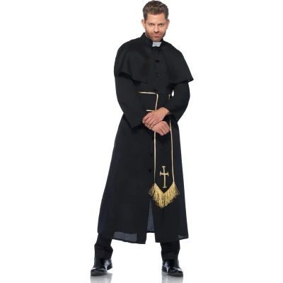 Afbeelding van &quot;Priester kostuum voor mannen Verkleedkleding M/L&quot;