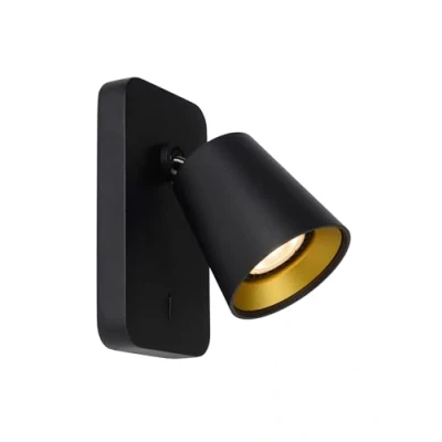 Afbeelding van Lucide TURNON Bedlamp 1xGU10 Zwart