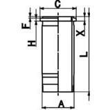 Afbeelding van KOLBENSCHMIDT 89924110 Cilindervoering