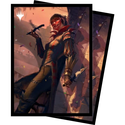 Afbeelding van Ultra Pro MTG Murders at Karlov Manor 100ct Sleeves Girl, Known Killer, Anti Glare Protective Trading Card Game Accessory Standard Size