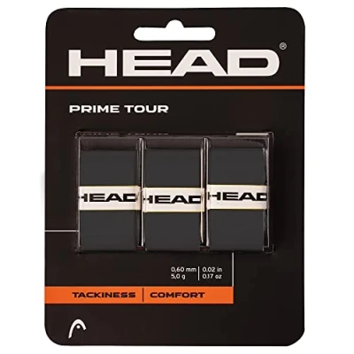 Afbeelding van Overgrip Tenis Head Prime Tour 3Pack Black Multicolour