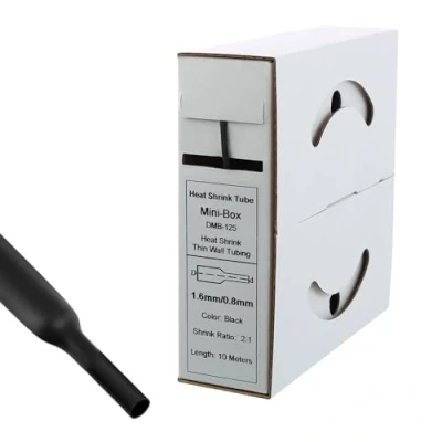 Afbeelding van Offgridtec Krimphuls 10m 1,6mm op 0,8mm zwart