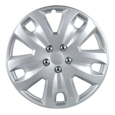 Afbeelding van Unitec 74854 Hockenheim wieldop, 4 17 inch, 100% ABS, kraag, zilver, stuks