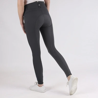 Afbeelding van Montar Rijbroek Molly Highwaist Full Grip Grijs 46