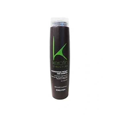 Afbeelding van Regenererende shampoo met keratine en hyaluronzuur 250 ml EDELSTEIN