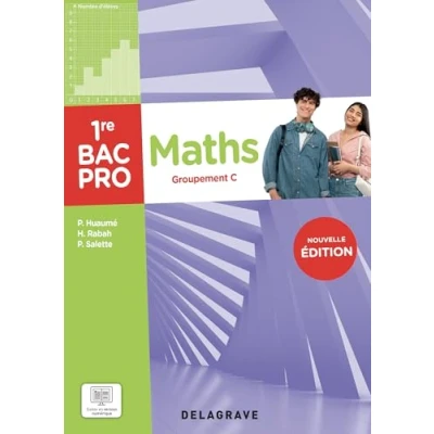 Afbeelding van MATHEMATIQUES GROUPEMENT C 1RE BAC PRO POCHETTE ELEVE