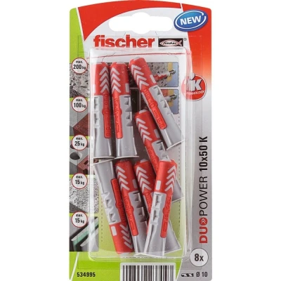 Afbeelding van Fischer plug duopower 10x50mm 8 stuks