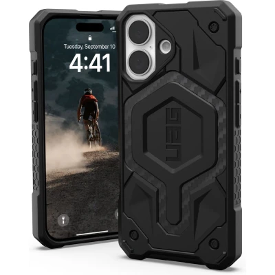 Afbeelding van UAG Hoesje Geschikt voor iPhone 16 Monarch Backcover zwart