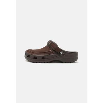 Afbeelding van Crocs Yukon Vista II Clogs, Heren, Maat: 49 50, Espresso/mushroom Kunststof/ textiel