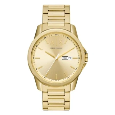 Afbeelding van Armani Exchange Horloge goldcoloured, Heren, Maat: One Size, Gold coloured