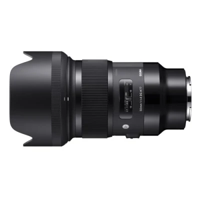 Image de Objectif hybride Sigma 50 mm f/1.4 DG HSM Art Noir Monture Sony FE