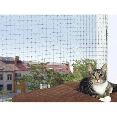 Image de Trixie Filet de Protection 2 x 1,5 m Noir pour Chat