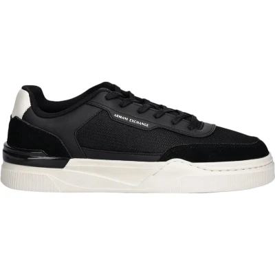 Afbeelding van Armani Exchange Flick Sneakers laag, Heren, Maat: 45, Black Schoenen