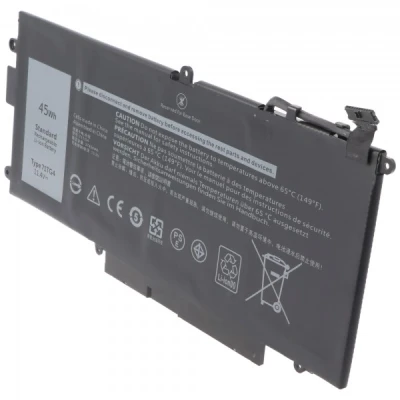 Afbeelding van Accu geschikt voor Dell Latitude 5289, Li ion, 11.4V, 3950mAh, 45Wh
