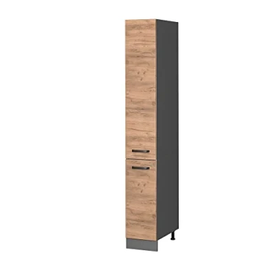 Afbeelding van Vicco Apotheekkast R Line, Krachtige eik goud/Antraciet, 30 cm