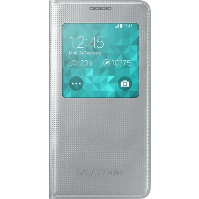Afbeelding van EF CG850BSEGWW Samsung Smartview Cover Galaxy Alpha Silver