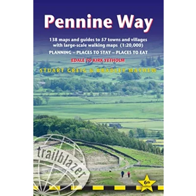 Afbeelding van Pennine Way guide and maps to 57 towns villages with large scale walking (1:20 000)