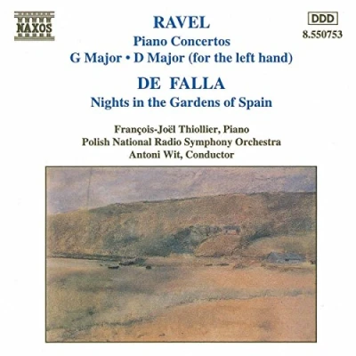 Afbeelding van François Joël Thiollier Ravel/ De Falla: Piano Concertos/Nights In The Gardens Of Spain (CD)