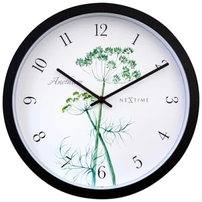 Afbeelding van Weerbestendige buitenklok 30.5 cm Wit Anethium NeXtime