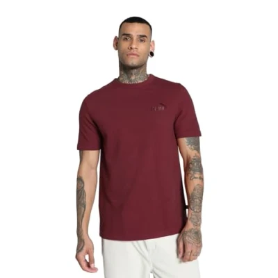 Afbeelding van Puma Elevated Waffle TEE Tshirt basic, Heren, Maat: XL, Intense red