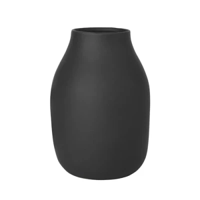 Afbeelding van COLORA vaas Ø14 cm Peat, donkergrijs (hoogte 20 cm) 65701