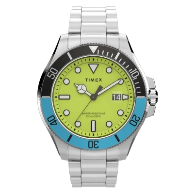 Afbeelding van Timex Harborside Coast Horloge, Heren, Maat: One Size, Stainless steel