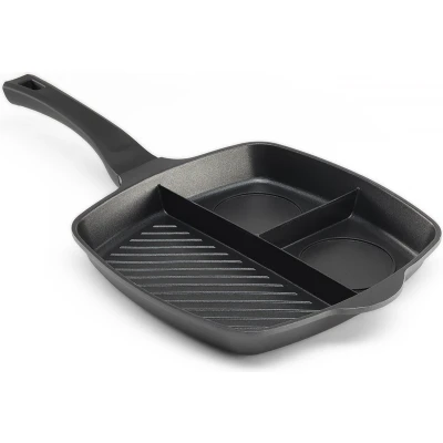 Afbeelding van Lazy Man 3 in 1 braadpan, Vaderdag Cadeau, Romantisch Huwelijkscadeau, Cadeau idee