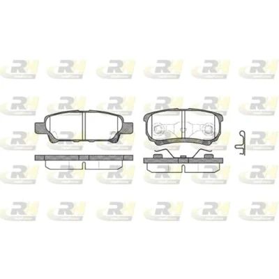 Afbeelding van ROADHOUSE 21051.02 Remblokkenset Achteras Incl. slijtage waarschuwingscontact Met toebehoren, veer MITSUBISHI: Outlander 2 SUV, Lancer 8