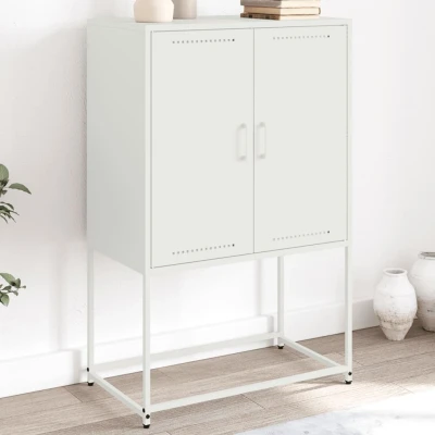 Afbeelding van Tv meubel 68x39x60,5 cm staal wit