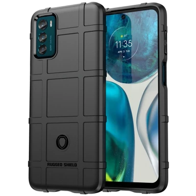 Afbeelding van iMoshion Hoesje Siliconen Geschikt voor Motorola Moto G42 Thunder Backcover Zwart