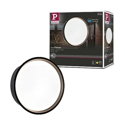 Afbeelding van Paulmann Platomo schwarz 94696 Buitenlamp (wand) LED 14.5 W Zwart