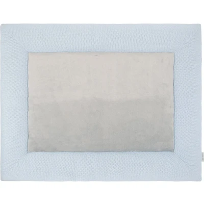 Afbeelding van Baby&#039;s Only Gebreid boxkleed Classic Parklegger Speelkleed Poederblauw 80x100 cm Extra dik Boxmatras Tweezijdig te gebruiken