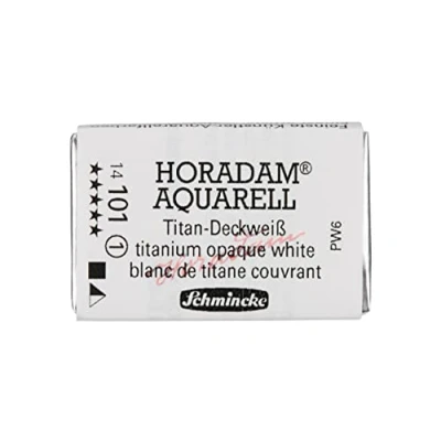 Afbeelding van Schmincke HORADAM® AQUARELL aquarel voor kunstenaars, 101 wit ondoorzichtig titanium, 14 043, 1/1 emmer