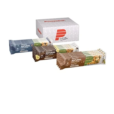 Afbeelding van Powerbar Multiflavour Natural Protein Box 12 x 40 g Veganistische eiwitrepen + natuurlijke ingrediënten