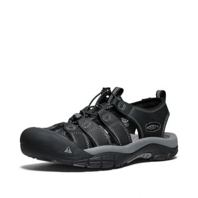 Afbeelding van KEEN Newport herensandalen, zwart, steelgrijs, 40,5 EU